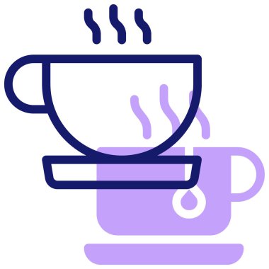 kahve fincanı vektör simgesi