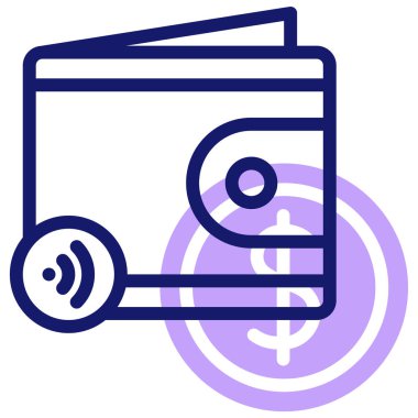 finanse podcast simgesi, vektör illüstrasyonu basit tasarım