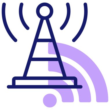 Uydu. Web simgesi basit illüstrasyon