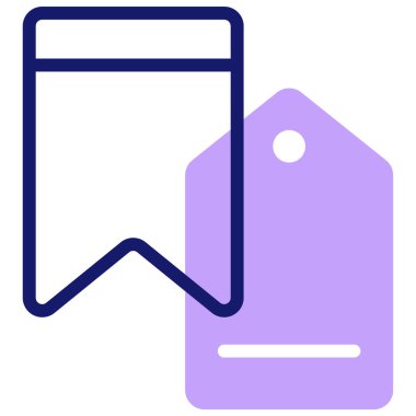 Etiket. Web simgesi basit illüstrasyon 