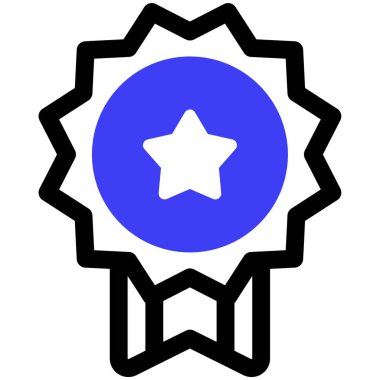 Başarı çizimi. Web simgesi, basit sanat