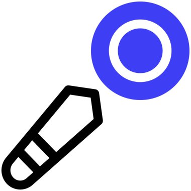 ayna, izole vektör simgesi 