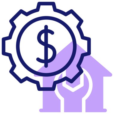 Bakım web simgesi. Basit tasarım