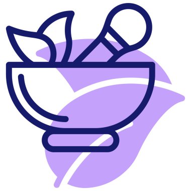 Havan topu. Web simgesi basit illüstrasyon