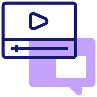 video oynatıcı simgesi, vektör illüstrasyonu basit tasarım