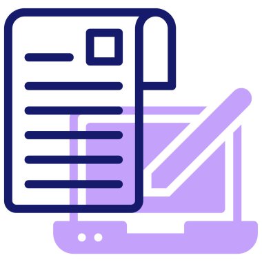 içerik web simgesi basit tasarım