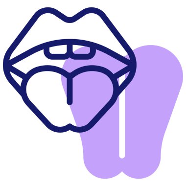 Dil. Web simgesi basit tasarım