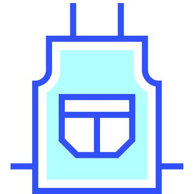 Önlük kutsal kişilerin resmi, vektör çizim 