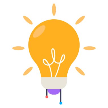 çözüm web simgesi basit illüstrasyon