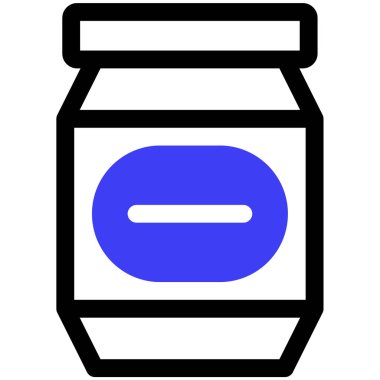 Yemek. Web simgesi basit illüstrasyon