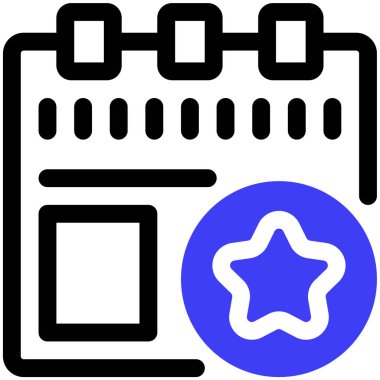 Basit olay web simgesi vektör illüstrasyonu