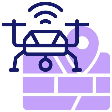 İHA. Web simgesi basit illüstrasyon 