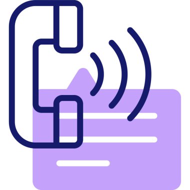 İletişim, vektör illüstrasyonu basit tasarım