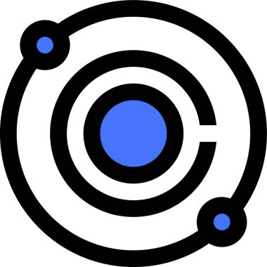 Hedef. Web simgesi basit illüstrasyon