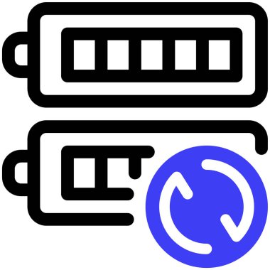 Pil. Web simgesi basit illüstrasyon