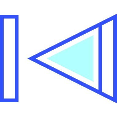 Sol ok. Web simgesi beyaz arkaplan 