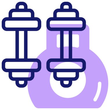 halter modern simge, vektör illüstrasyonu