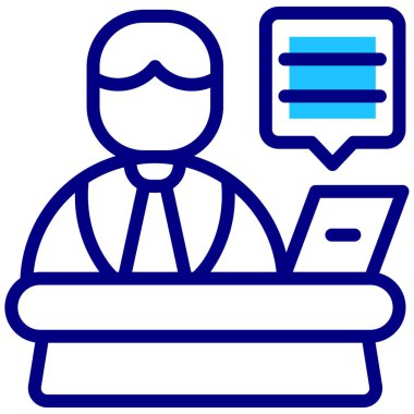 Öğretmen web simgesi basit tasarım