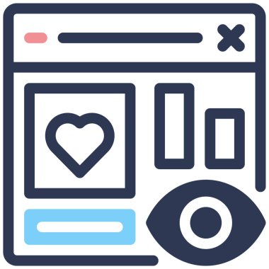 kullanıcı arayüzü web simgesi basit tasarımı