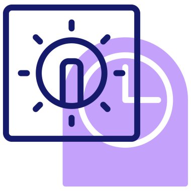 zaman web simgesi basit tasarımı