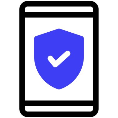 akıllı telefon simgesi, vektör illüstrasyonu basit tasarım