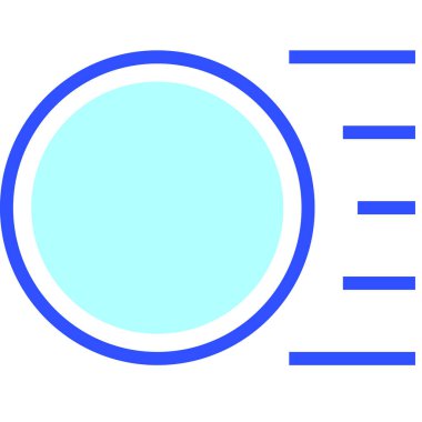 Gölgeler modern simge, vektör illüstrasyonu