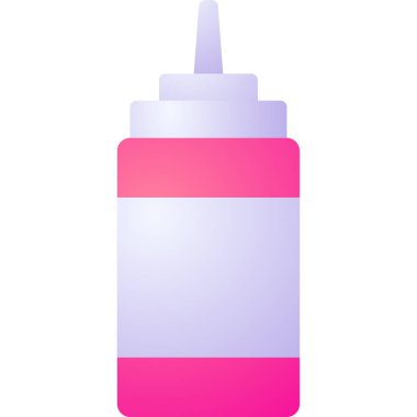 Ketçap. Web simgesi basit illüstrasyon