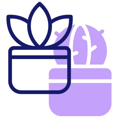 bitki simgesi vektör illüstrasyonu