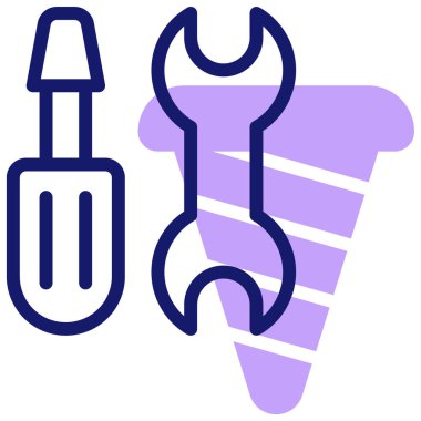 Aletler. Web simgesi vektör illüstrasyonu 