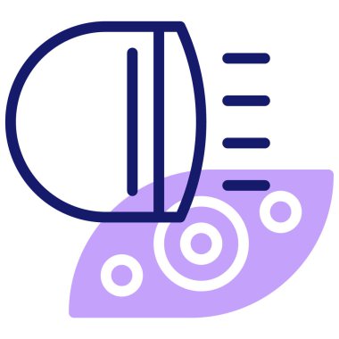 Tıbbi bir simgenin vektör illüstrasyonu