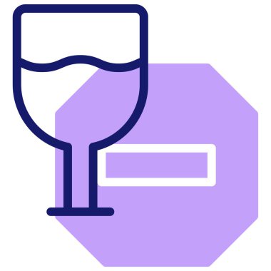 - Alkol. Web simgesi basit tasarım