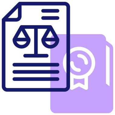 belge vektör simgesi modern basit tasarım