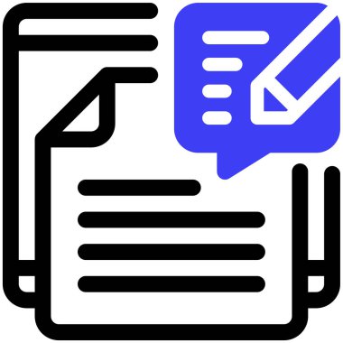 Blog. Web simgesi basit tasarım