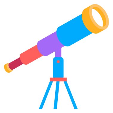 teleskop web simgesi basit tasarım