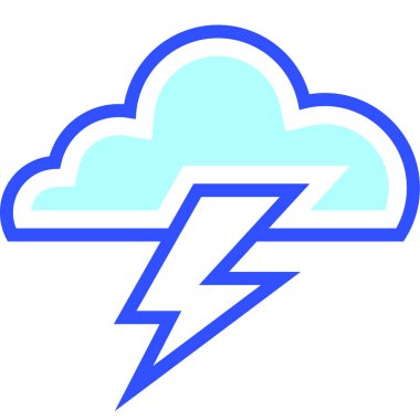 Bulut. Web simgesi basit illüstrasyon