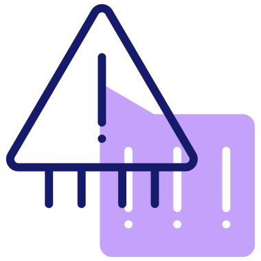 Alarm! Web simgesi basit illüstrasyon