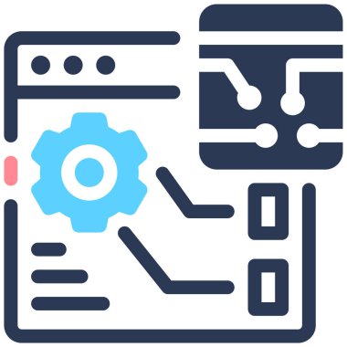 Bilgisayar. Web simgesi basit tasarım 