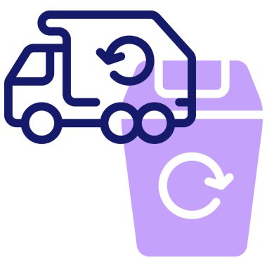 kamyon web simgesi basit tasarım