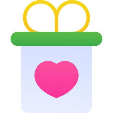 hediye simgesi vektör illüstrasyonu