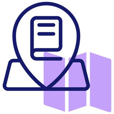 konum simgesi, vektör illüstrasyonu basit tasarım