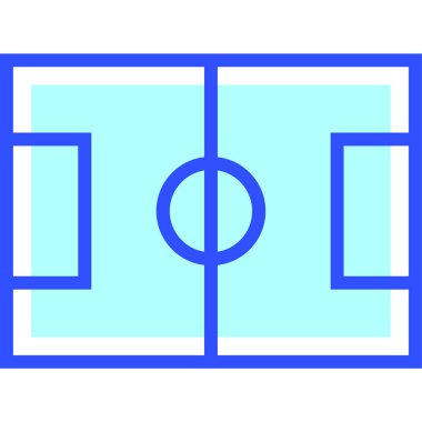 Futbol web simgesi vektör illüstrasyonu