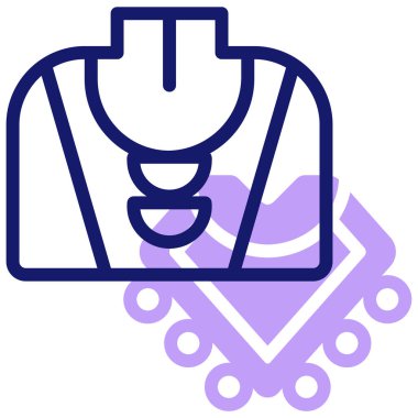 giysi simgesi, vektör illüstrasyonu basit tasarım