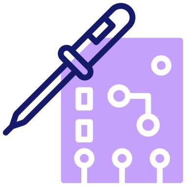 Okuyucu. Web simgesi basit illüstrasyon 