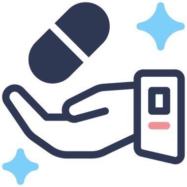 Haplar. Web simgesi basit illüstrasyon