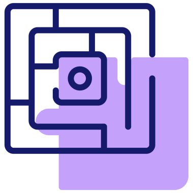 Kamera. Web simgesi basit illüstrasyon