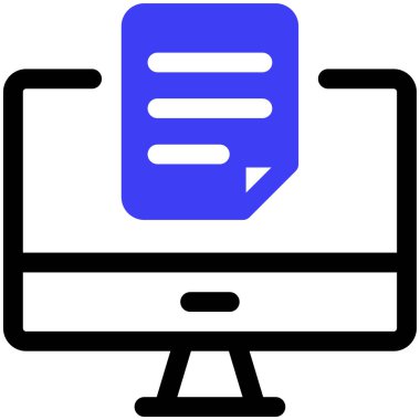 E-öğrenme. Web simgesi basit tasarım