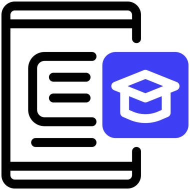 mobil uygulama simgesi, vektör illüstrasyonu basit tasarım