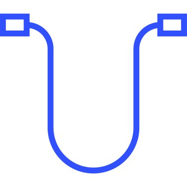 Atlama İpi modern simgesi, vektör illüstrasyonu