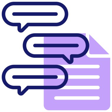 Konuş. Web simgesi basit illüstrasyon