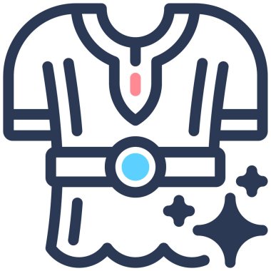 gömlek web simgesi basit illüstrasyon